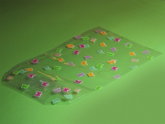 Bodenbeutel, bedruckt   "Schmetterlinge" 