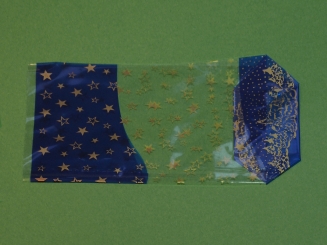 Bodenbeutel, bedruckt 2-fbg "Winterlandschaft" 